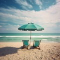 Coastal bliss: sun, sand, and sky