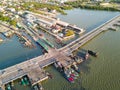 Coastal bridge in Chonburi