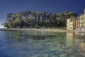 Coastal buildings at San Michele Di Pagana Royalty Free Stock Photo