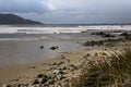 Coastal charm of Bruny Island is seen at Cloudy Bay Royalty Free Stock Photo