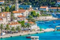 Coastal city Hvar in Croatia, Europe. Royalty Free Stock Photo