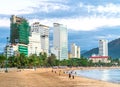 The coastal city of Nha Trang in the morning