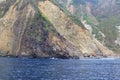 Coastal cliff, adobe rgb Royalty Free Stock Photo