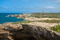 Coastal Cliffs and Beaches at Cueva Del Indio Royalty Free Stock Photo