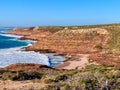 Coastal cliffs at Eagle Gorge Lookout, Kalbarri, Western Australia