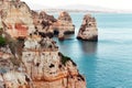 Coastal cliffs (Ponta da Piedade), Lagos, Portugal