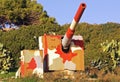 Coastal Defence Gun Royalty Free Stock Photo