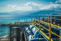 Coastal Desalination Plant Royalty Free Stock Photo