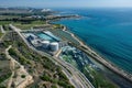 Coastal Desalination Plant Landscape Royalty Free Stock Photo