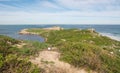 Coastal Dunes at Penguin Island Royalty Free Stock Photo