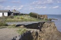 Coastal Erosion, East Yorkshire Coast. England Royalty Free Stock Photo