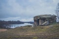 Military fortification of the First and Second World War Royalty Free Stock Photo