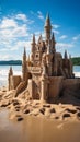 Coastal escape Sandcastle by the sea embodies the essence of holiday leisure