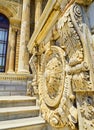 Coastal facade of the Dolmabahce Palace. Besiktas district, Istanbul, Turkey.