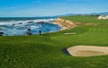 Coastal golf course Royalty Free Stock Photo