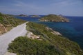 Coastal highway on Patmos, Greece