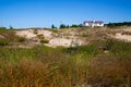 Coastal House on Sand Dunes Amid Greenery in Empire, Michigan