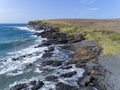 The coastal inlet at Kiama on the New South Wales south coast in Australia Royalty Free Stock Photo