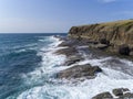 The coastal inlet at Kiama on the New South Wales south coast in Australia Royalty Free Stock Photo