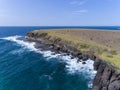 The coastal inlet at Kiama on the New South Wales south coast in Australia Royalty Free Stock Photo