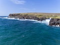 The coastal inlet at Kiama on the New South Wales south coast in Australia Royalty Free Stock Photo