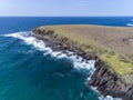 The coastal inlet at Kiama on the New South Wales south coast in Australia Royalty Free Stock Photo