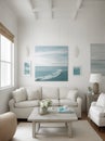 Coastal-Inspired Living Room: A coastal-inspired living room