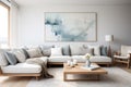 coastal interior for interior design ai created Royalty Free Stock Photo