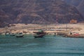 Coastal Khasab Scenery in Oman Royalty Free Stock Photo