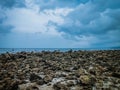 Coastal Land With Large Stretches Of Coral Reefs