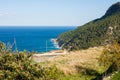 Coastal landscape of Banyalbufar, Majorca Royalty Free Stock Photo