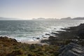 Coastal landscape in Galicia, Spain Royalty Free Stock Photo