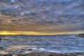 Coastal landscape image with beautiful colors Royalty Free Stock Photo