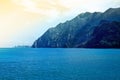 Coastal landscape in Madeira in the sprigtime