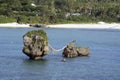 Coastal landscape, Okinawa island, Japan Royalty Free Stock Photo