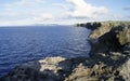 Coastal landscape, Okinawa island, Japan Royalty Free Stock Photo