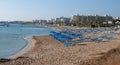 Coastal landscape at Protaras beach resort area in Cyprus