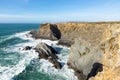 Coastal landscape at Sao Teotonio in the Algarve region