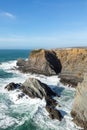 Coastal landscape at Sao Teotonio in the Algarve region