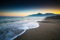 Sunset at Murlough Beach, County Down, Ireland Royalty Free Stock Photo