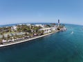 Coastal lighthouse in Pompano Beach, Florida Royalty Free Stock Photo