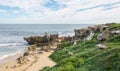 Coastal Limestone at Penguin Island: Western Australia Royalty Free Stock Photo