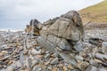 Coastal location around duckpool in cornwall england uk. Royalty Free Stock Photo