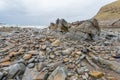 Coastal location around duckpool in cornwall england uk. Royalty Free Stock Photo