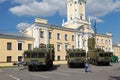 Coastal missile complex Royalty Free Stock Photo