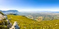 Coastal mountain landscape with fynbos flora in Cape Town Royalty Free Stock Photo