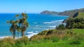 Coastal panorama. East Cape region, New Zealand