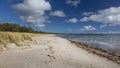 Coastal panorama at Lyckesand beach on the island of Oland in the east of Sweden