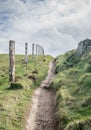 Coastal path around port quin near port isaac cornwall england UK