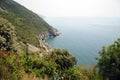 Coastal path, Cinque Terre ITALY Royalty Free Stock Photo